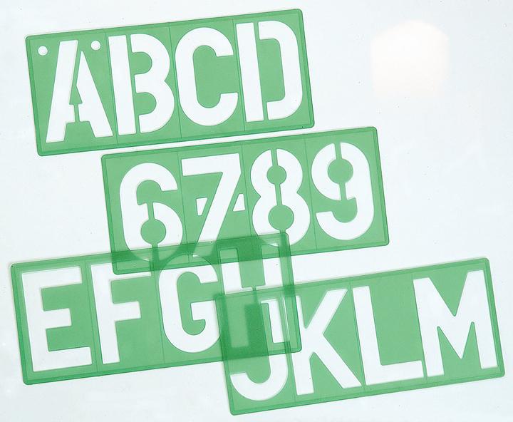 Produktbild Linex Schriftschablone Standart (5.50 cm)