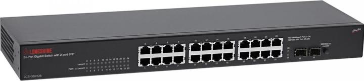 Produktbild Longshine Switch 24x GE GS9126 2x mini-GBIC (24 Ports)