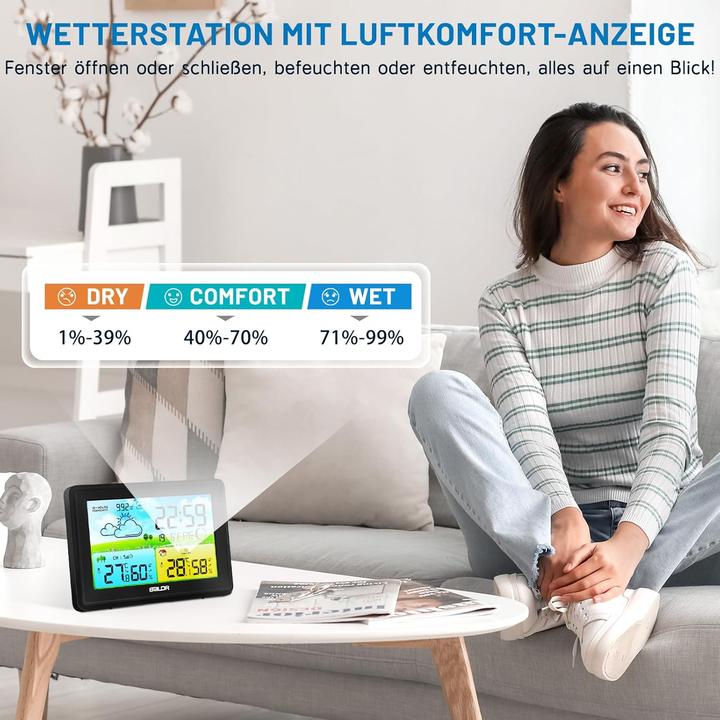 Actual product image Baldr Funk-Wetterstation mit Aussensensor