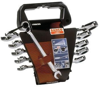 Produktbild Bahco Satz metrische Knarren-Ring-Maulschlüssel - 12-teilig/Kunststoffhalter (10 mm, 11 mm, 12 mm, 13 mm, 14 mm, 15 mm, 16 mm, 17 mm, 18 mm, 19 mm, 8 mm, 9 mm)