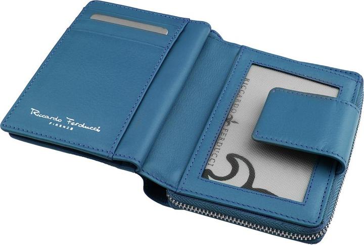 Actual product image Riccardo Ferducci Women's zipper wallet, Ferducci, RFID