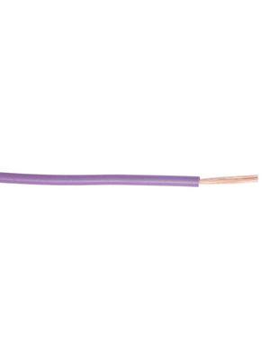 RS PRO Einzeladerleitung / 1 mm², 17 AWG Kupfer, Violett PVC isoliert, 100m (100 m)