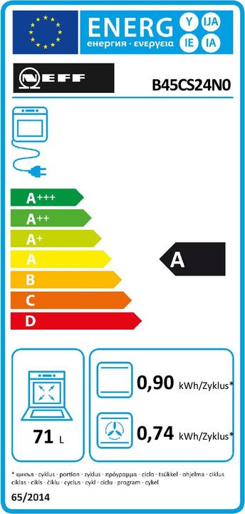Energie-Label Neff BCS 4524