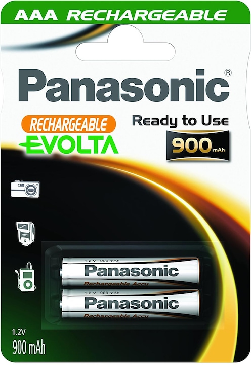Produktbild Panasonic Rechargeable Evolta (2 Stk., AAA, 900 mAh)