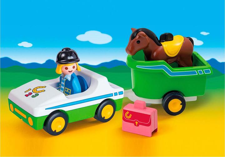 Actual product image Playmobil Car with horse trailer (70181, Playmobil 1.2.3)