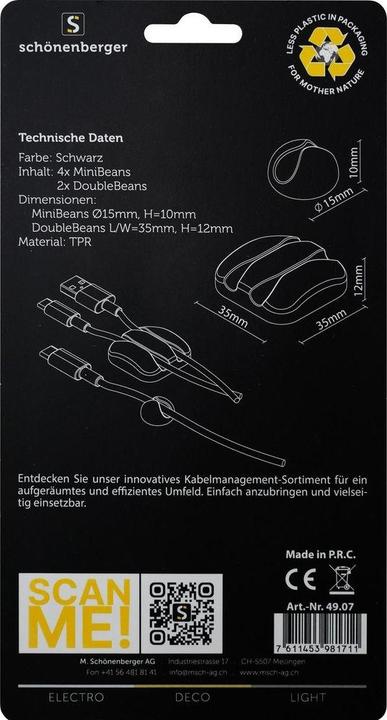 Image du produit Schönenberger MixedBeans noir
