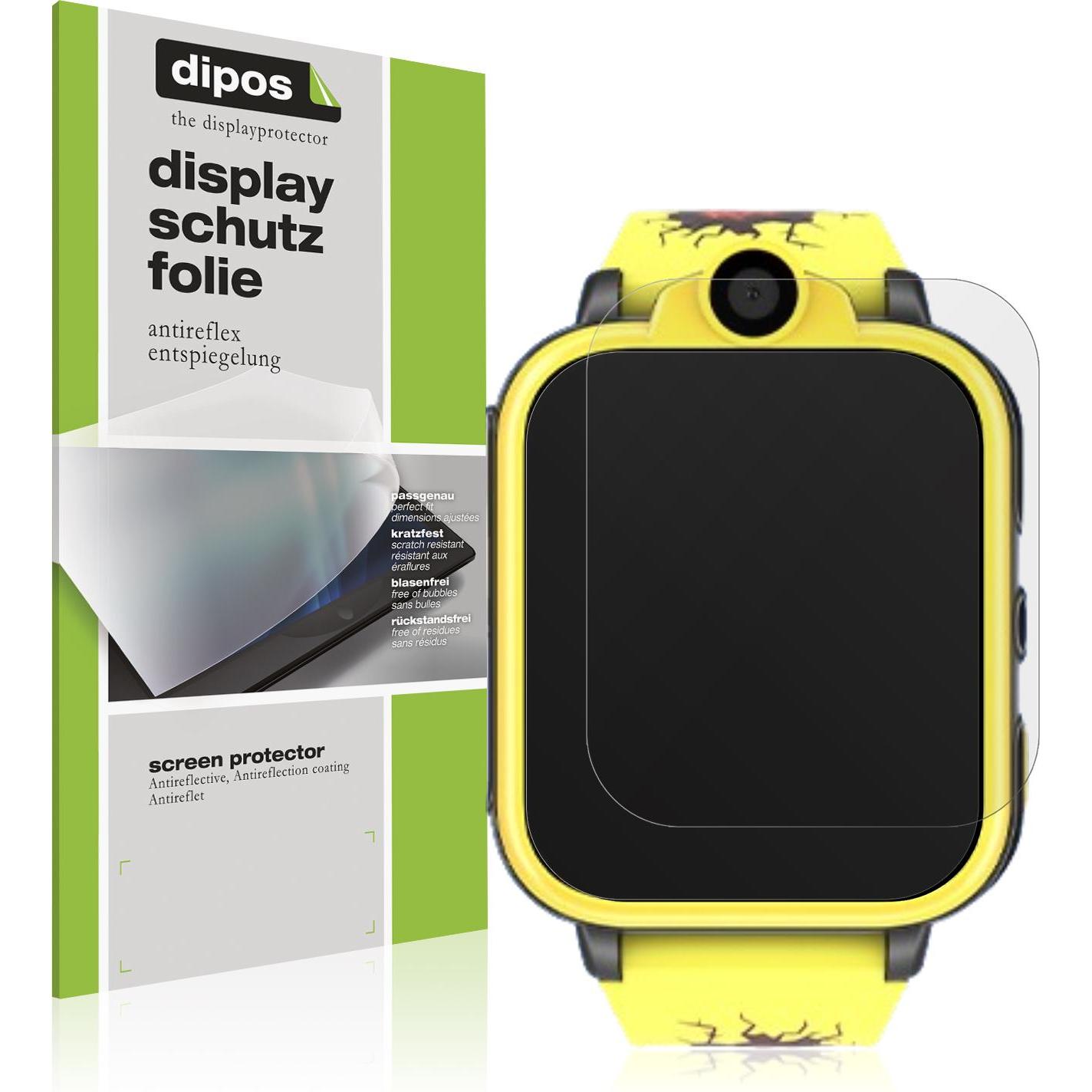Dipos Schutzfolie Matt für Iowodo XT23-BK Smartwatch Kinder, Smartwatch Schutzfolie, Transparent