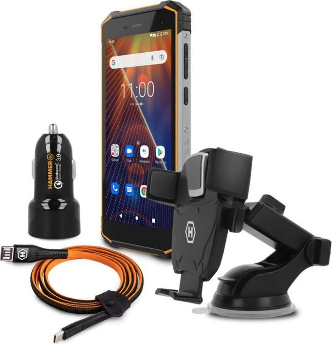 Myphone Hammer Energy 2 Eco Dual juodas Extreme Pack (32 GB, Zwart, 5.50", Dubbele SIM, 13 Mpx)