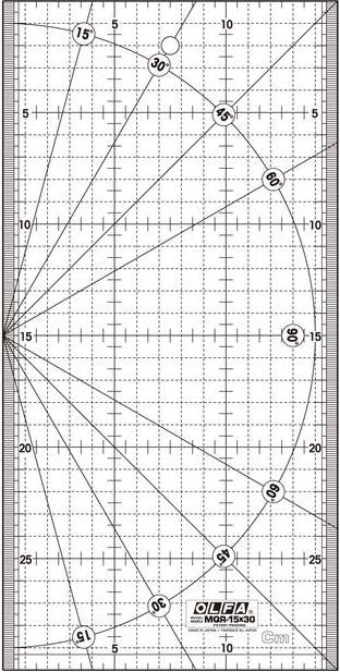 Produktbild Olfa Messerschneidvorlage - besonders (30 cm)