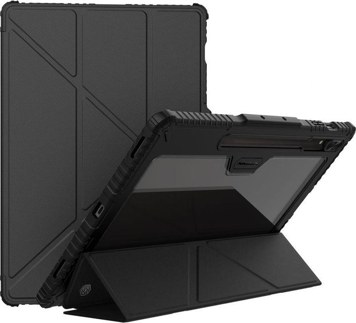 Produktbild Nillkin Bumper Leather Case Pro Hülle für Samsung Galaxy Tab S9 Ultra – Schwarz (Samsung Galaxy Tab S10 Ultra)