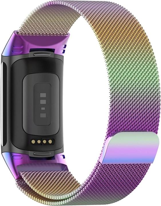 Image du produit Cover-Discount Fitbit Charge 6 - Bracelet magnétique de remplacement Milanese (Acier inoxydable)