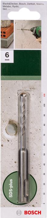 Produktbild Bosch Zubehör Hammerbohrer SDS plus D= 7 mm L= 110 mm (6 mm)
