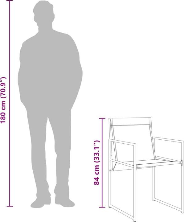 Produktbild vidaXL Garten Essgruppe