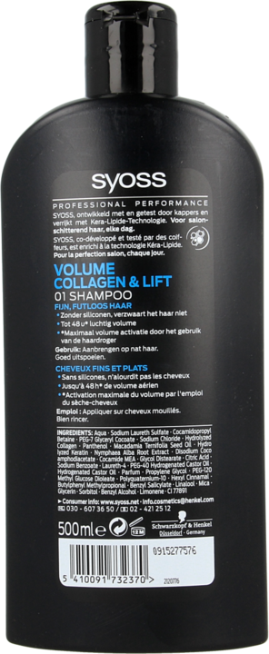 Produktbild Syoss Volume (500 ml, Flüssiges Shampoo)