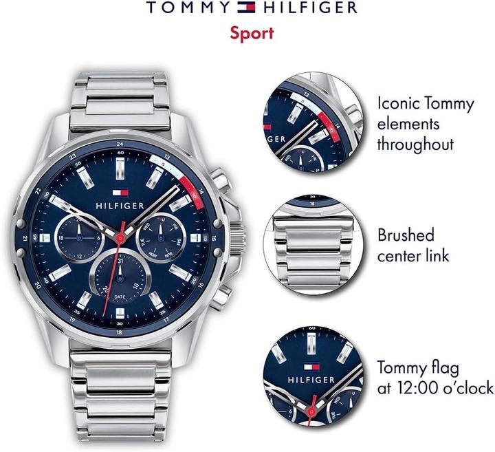 Actual product image Tommy Hilfiger Mason (Analogue wristwatch, 45 mm)