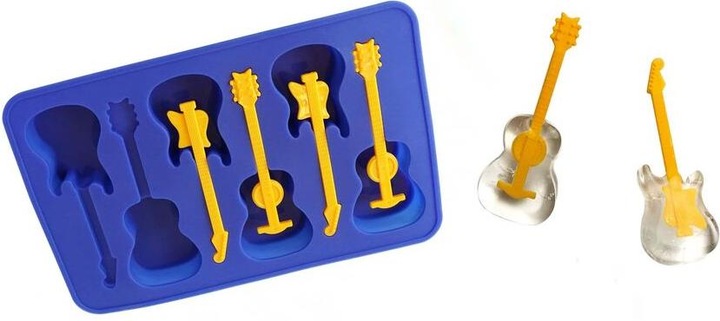 Actual product image Winkee Rockin' Guitar Ice Mold - Ice cube tray