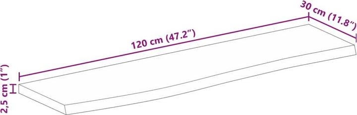 Actual product image vidaXL Trever (120 x 30 cm)