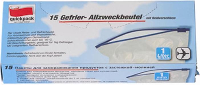 Produktbild Quickpack Gefrierbeutel (15 x)