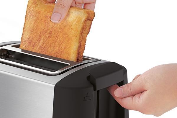 Actual product image Tefal TT340830 toaster 2 slice(s) Black, Stainless steel