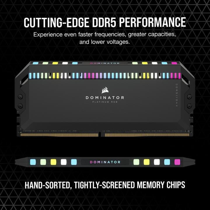 Produktbild Corsair Dominator (2 x 32GB, 6800 MHz, DDR5-RAM, DIMM)