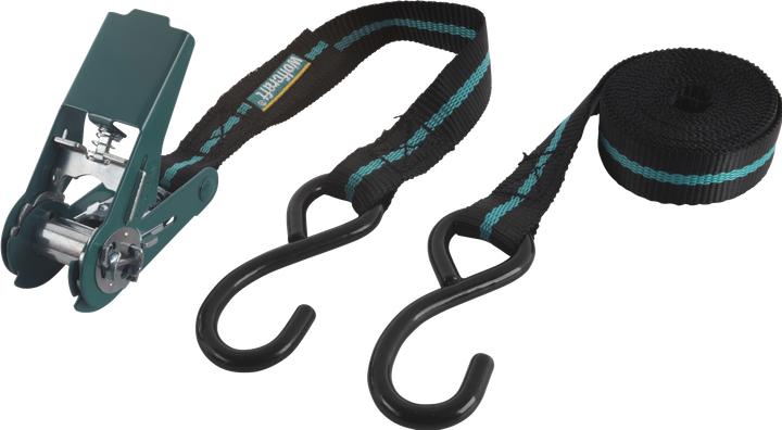 Produktbild wolfcraft 1 Ratschen-Zurrgurt mit Haken 180kg/4m