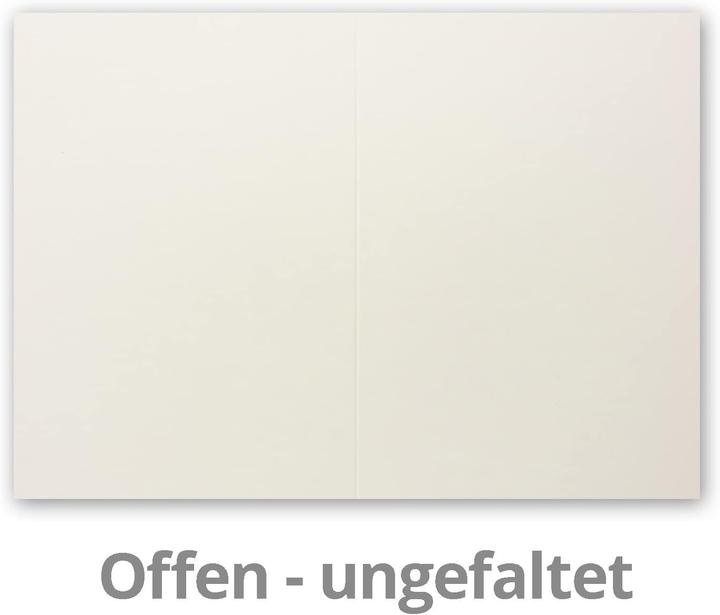Actual product image Neuser Papier Faltkarten-Set DIN A5 (150 Stück, blanko) (150 pcs.)