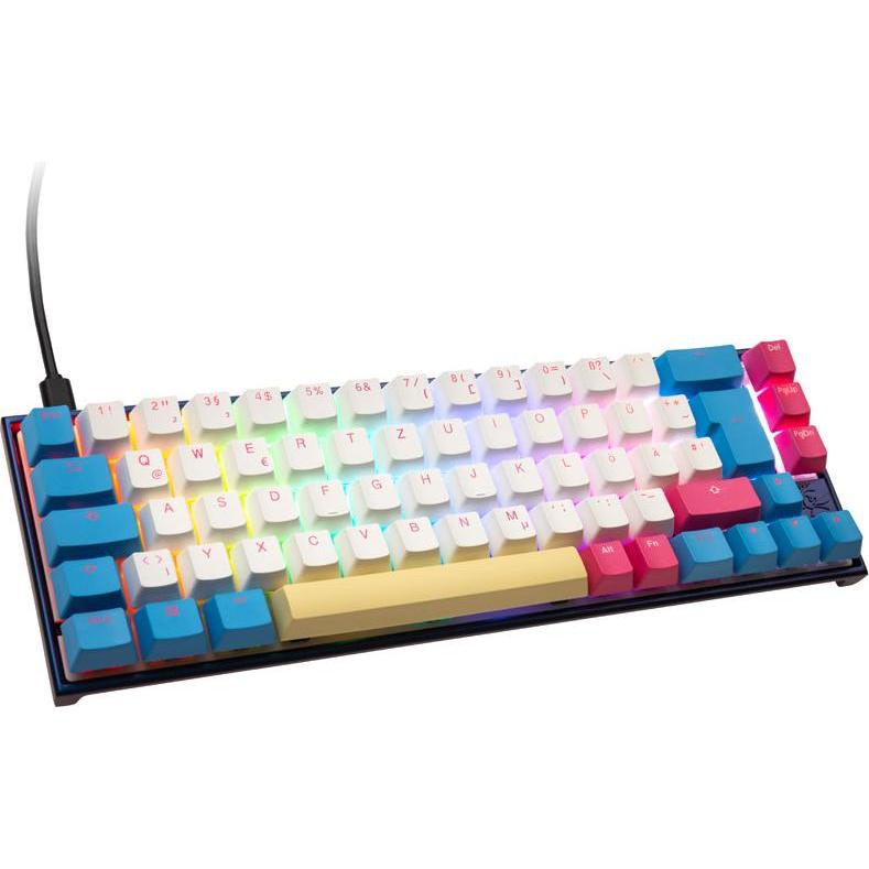 Ducky Mecha SF Limited Dawn Edition, RGB LED - MX-Red (DE, Kabelgebunden), Tastatur, Schwarz
