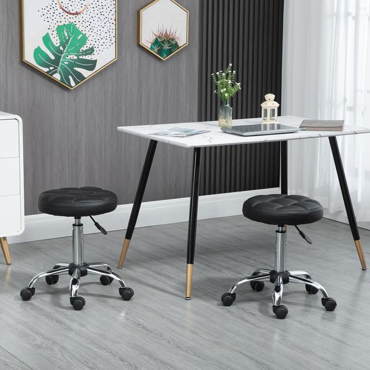 Actual product image Homcom Roller stool set of 2