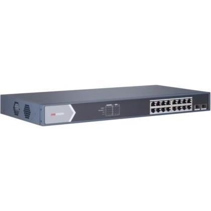 Thumbnail - Hikvision DS-3E0518P-E/M (16 Ports), Netzwerk Switch