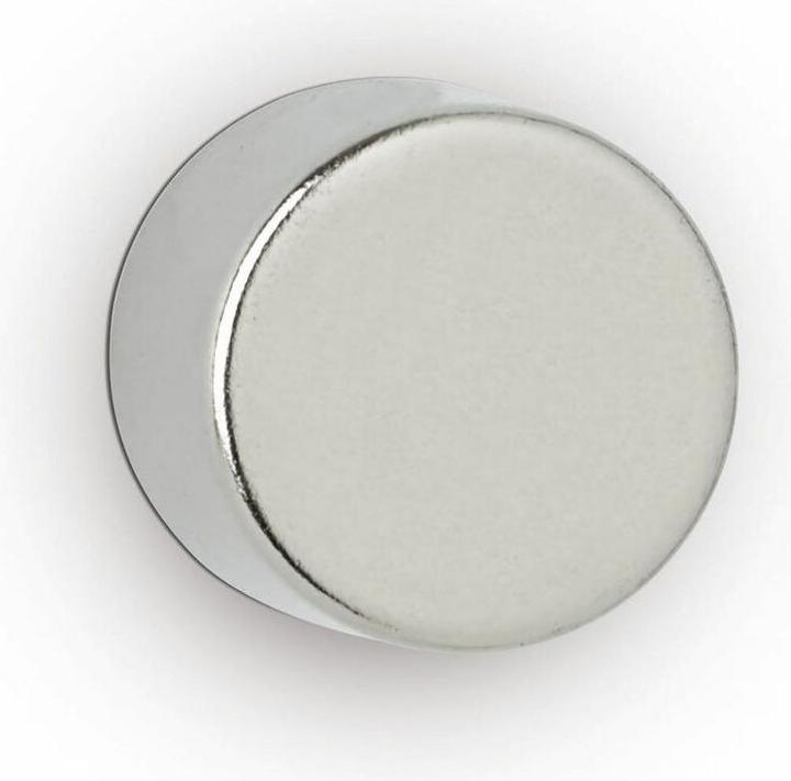 Image du produit Maul Aimant disque en néodyme 10 mm Force d'attraction 4 kg argent Diamètre 10 mm Hauteur 10 (10 x)