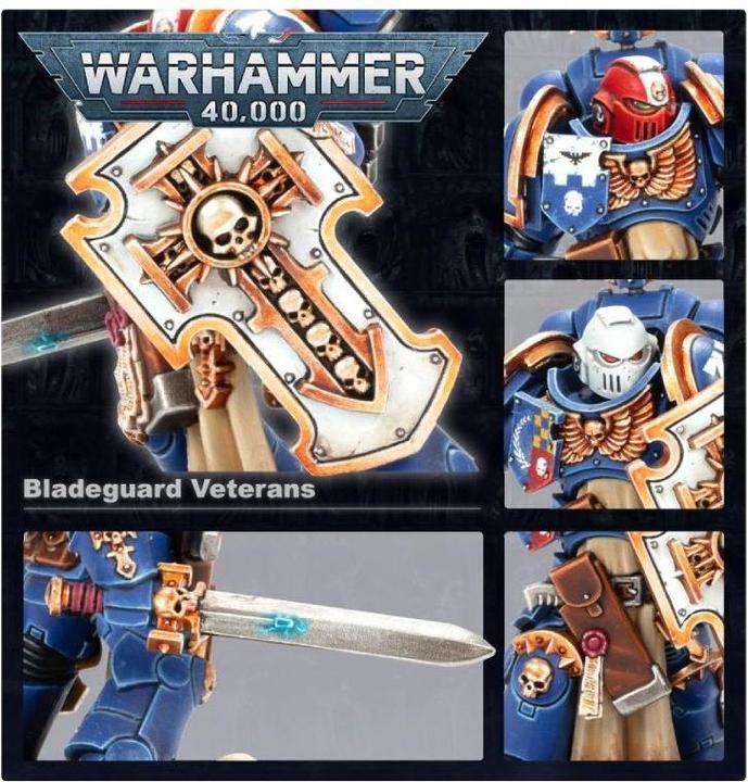 Produktbild Games Workshop Space Marines - Bladeguard Veterans (Kunststoff)