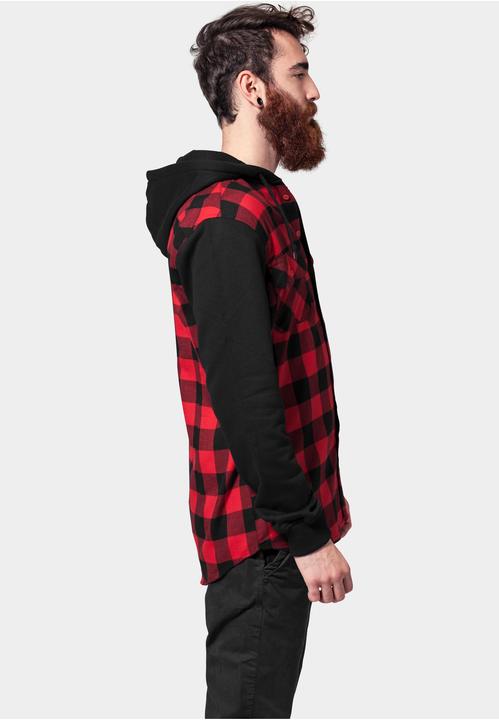 Immagine prodotto Urban Classics Camicia con cappuccio e maniche in flanella a quadri (XXL)