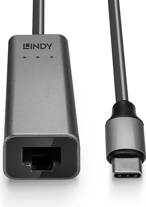 Produktbild Lindy USB 3.1 Typ C auf RJ-45 (USB-C, RJ45 2.5 Gigabit Ethernet (1x))