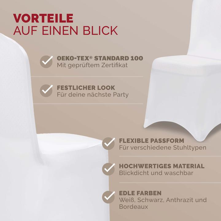 Produktbild Detex 10x Stuhlbezug