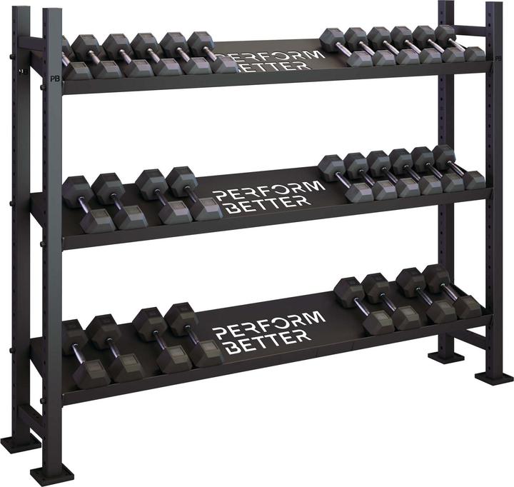 Actual product image Perform Better Multi Storage 1.50m dumbbell rack 3 racks (set)