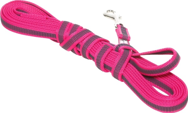 Immagine prodotto Julius-K9 Guinzaglio gommato con passante Rosa - Grigio Taglia 7 (7, Cane, Generale)