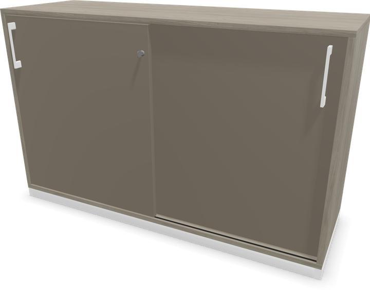 Cubanitgrau, Holzdekor grau mit Struktur, Weiss