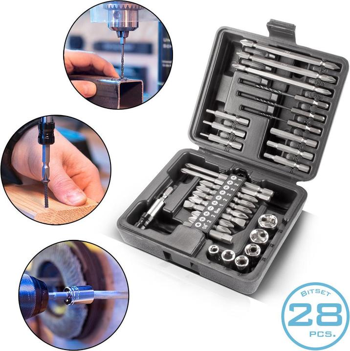 Actual product image Stahlwerk Screwdriver bit set 29-piece with hexagonal shank