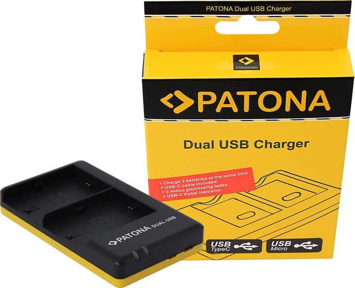 Produktbild Patona Dual Ladegerät LP-E6 (Kamera Akku Ladegerät)
