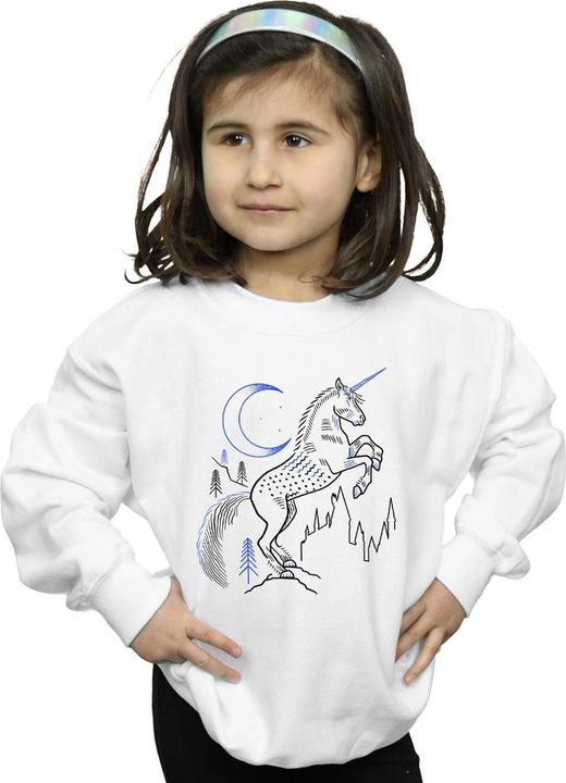 Immagine prodotto Unicorn Line Art Felpa Ragazze (140, 146)