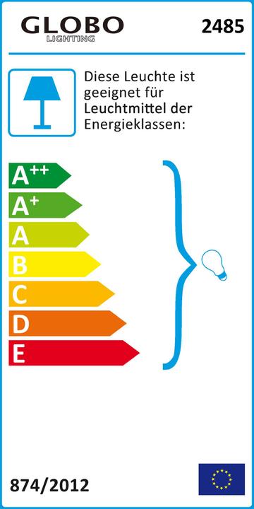 Energie-Label Globo Tischleuchte Basic (E27)