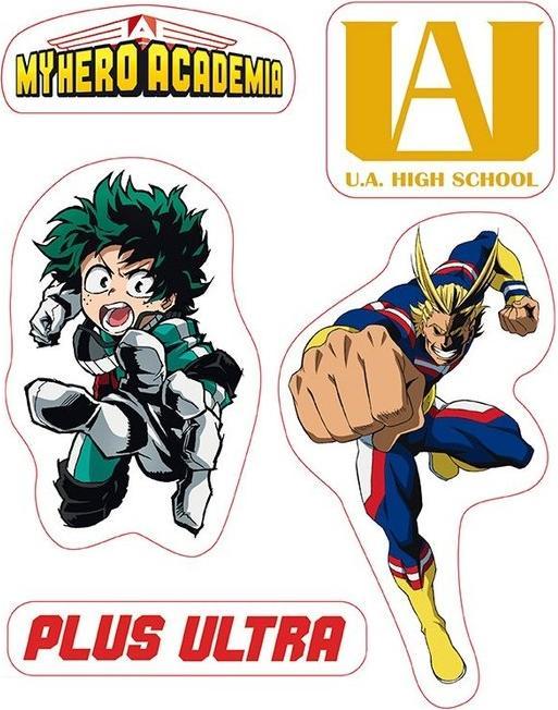 Image du produit ABYstyle MY HERO ACADEMIA - Autocollants - 16x11cm 2 feuilles - UA High School X5