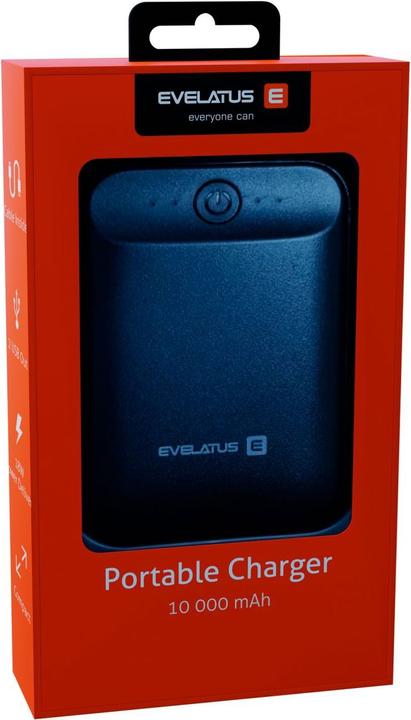 Produktbild Evelatus Power Bank EPB07 10000 mAh (10000 mAh, 37 Wh)