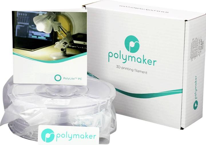 Produktbild Polymaker PolyLite PC Transparent 2,85 mm 1.000 g (Carbon, 2.85 mm, 1000 g, Transparent)