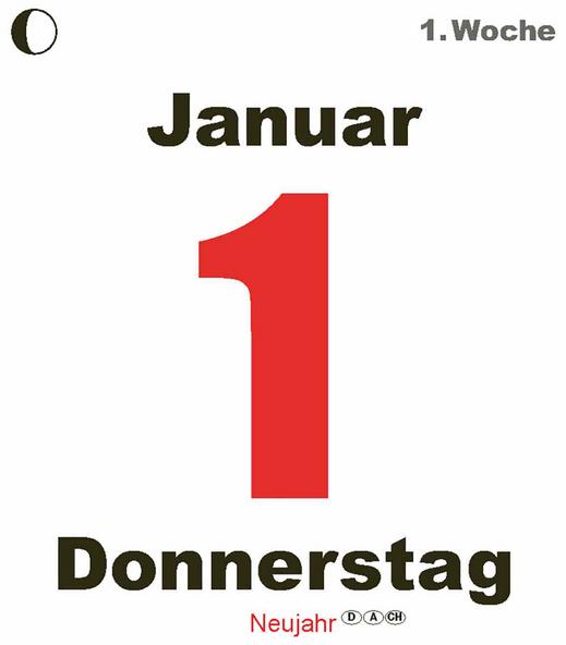 Produktbild Tages-Abreisskalender XL 2026