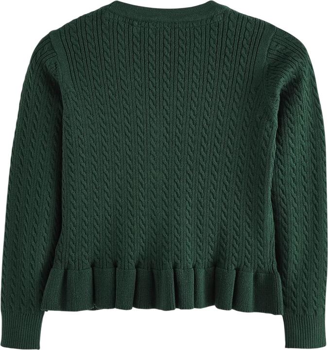 Produktbild Clarks Strickjacke Mädchen Rüschen Mit Zopfmuster Schule (152)