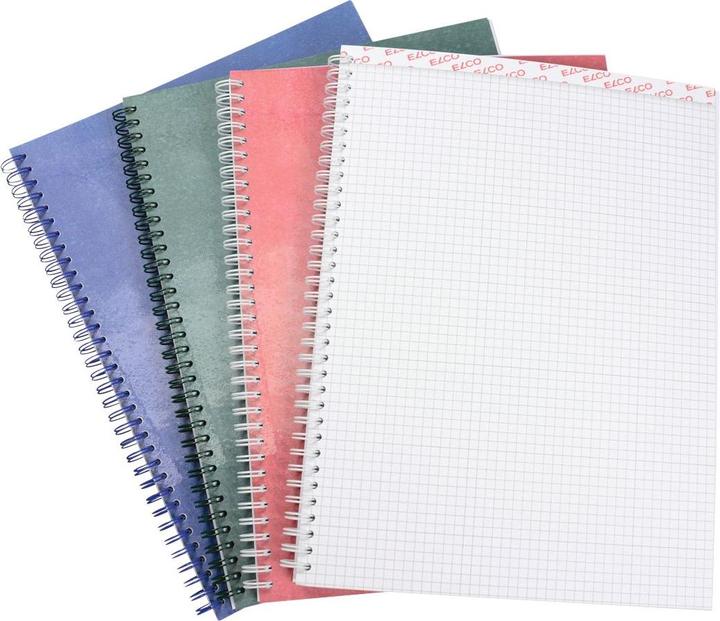 Actual product image Elco College notebook (A4, Checked, Soft cover)