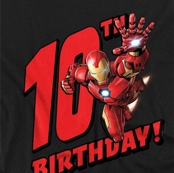 Produktbild Iron Man Sweatshirt 10. Geburtstag (128)