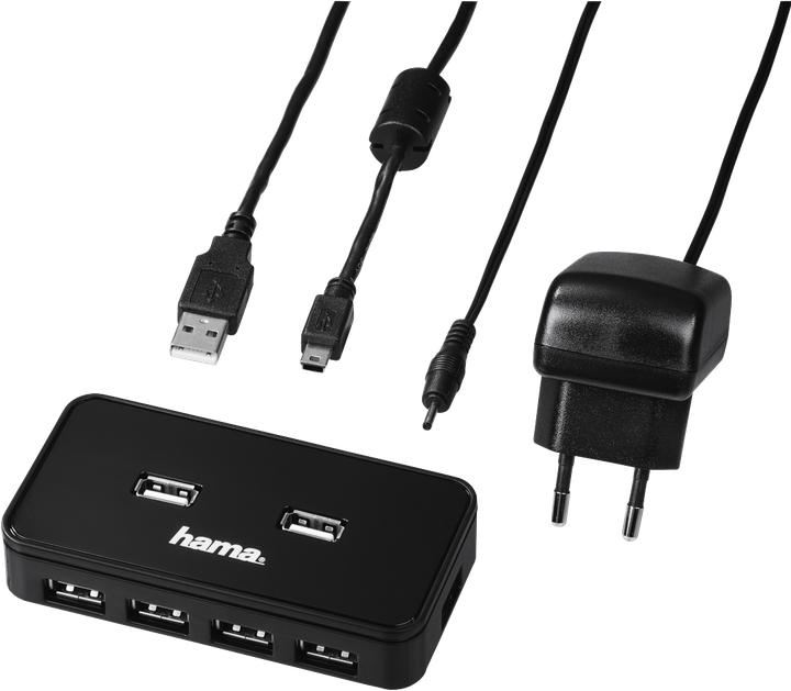 Produktbild Hama USB 2.0 Hub 1:7 (USB-A, 7 Ports)
