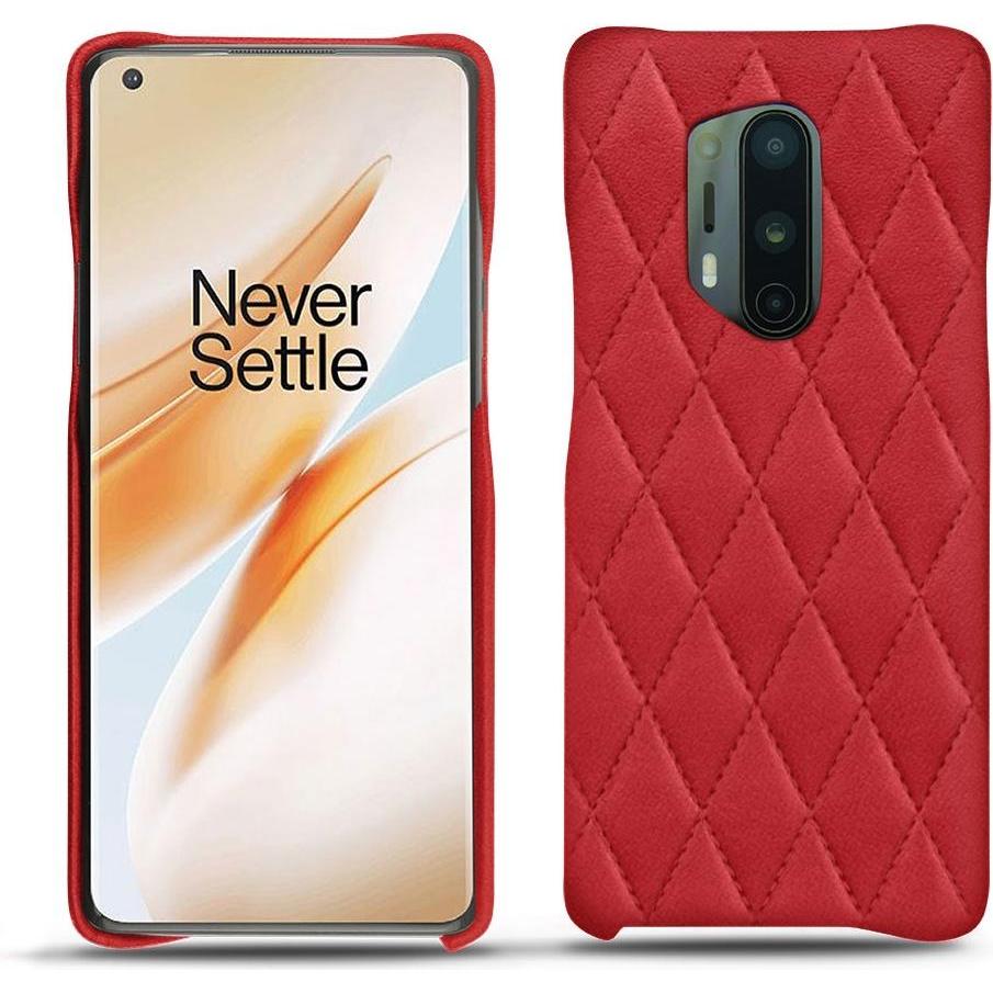 Noreve Lederschutzhülle (OnePlus 8 Pro), Smartphone Hülle, Rot